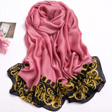 Qualitätsdruckdruckpolyester-Schalfrauen weich Chiffon- Hijabfrühlings-Chiffon- Schalgroßverkauf